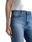 Close-up of fabric and hem – detailed shot of stretch denim and AG-ed™ 16-year finish.