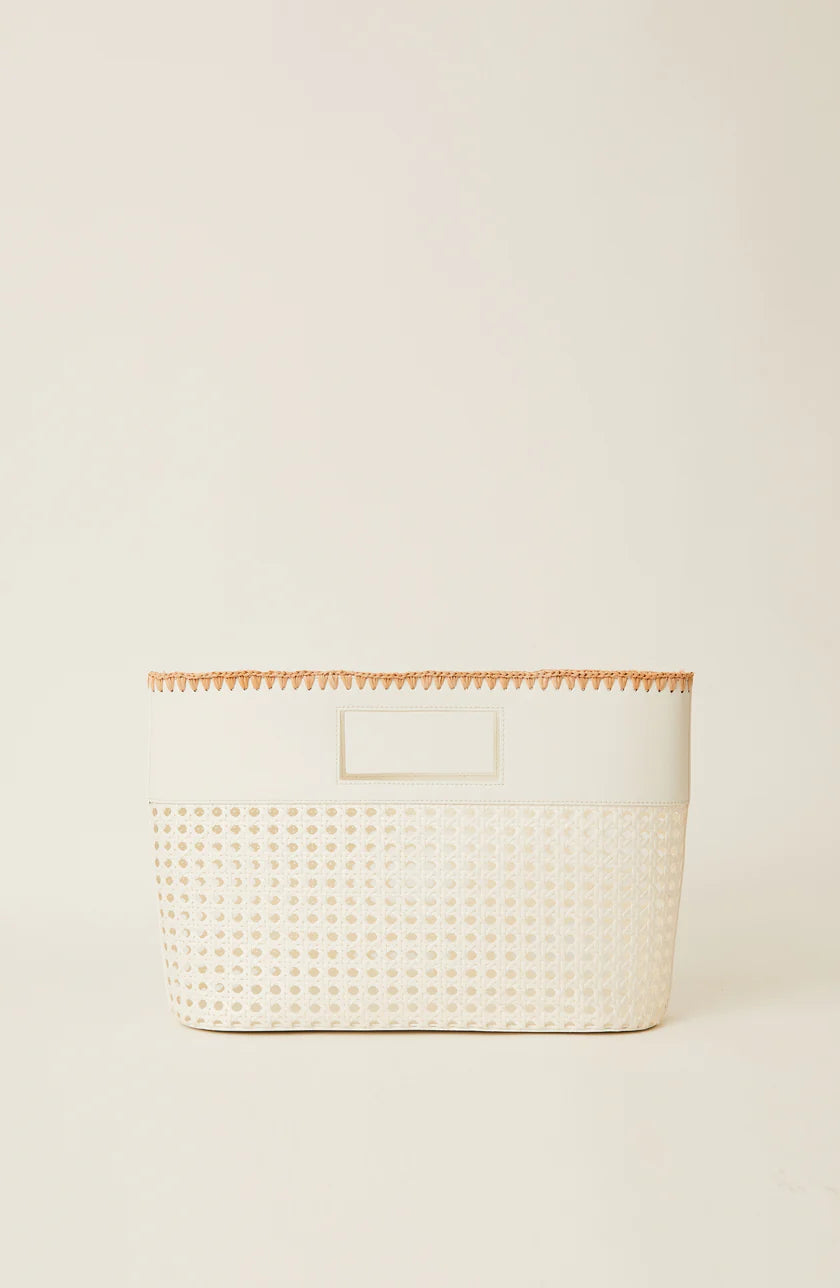 Ellie Small Tote- Ivory/Natural