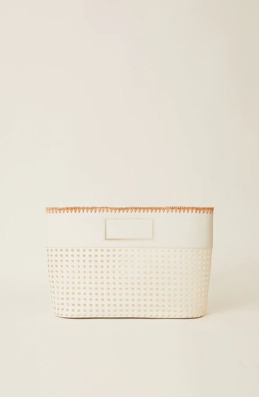 Ellie Small Tote- Ivory/Natural