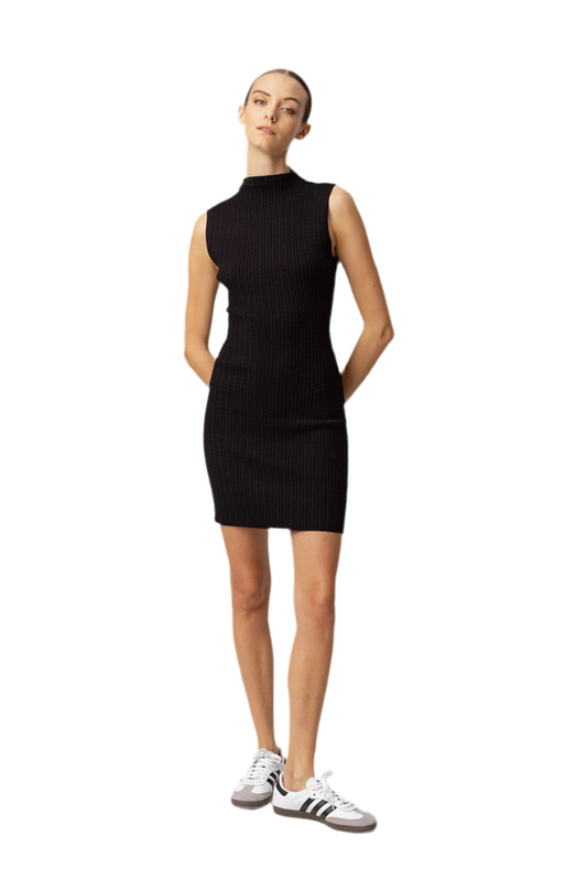 Fay Knit Dress- Black