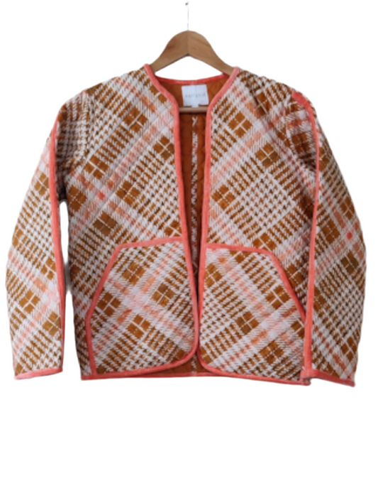 Scarlett Quilted Jacket- Glazed Ginger