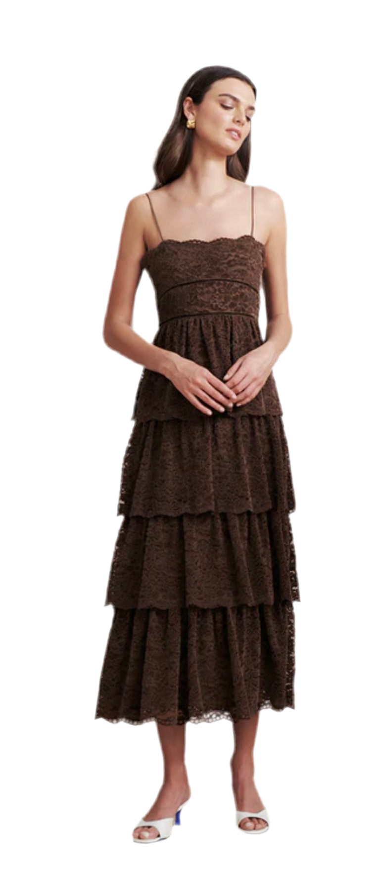 Darina Tiered Midi Dress