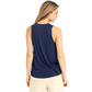 Sleeveless Highneck Tank- Dark Night