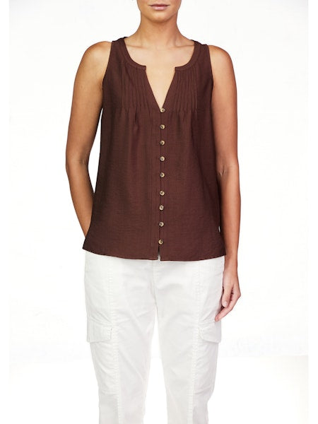 Front Detail Button Up-Mud Bath