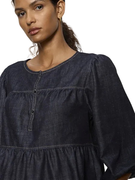 By Your Side Blouse- Seaside Wash