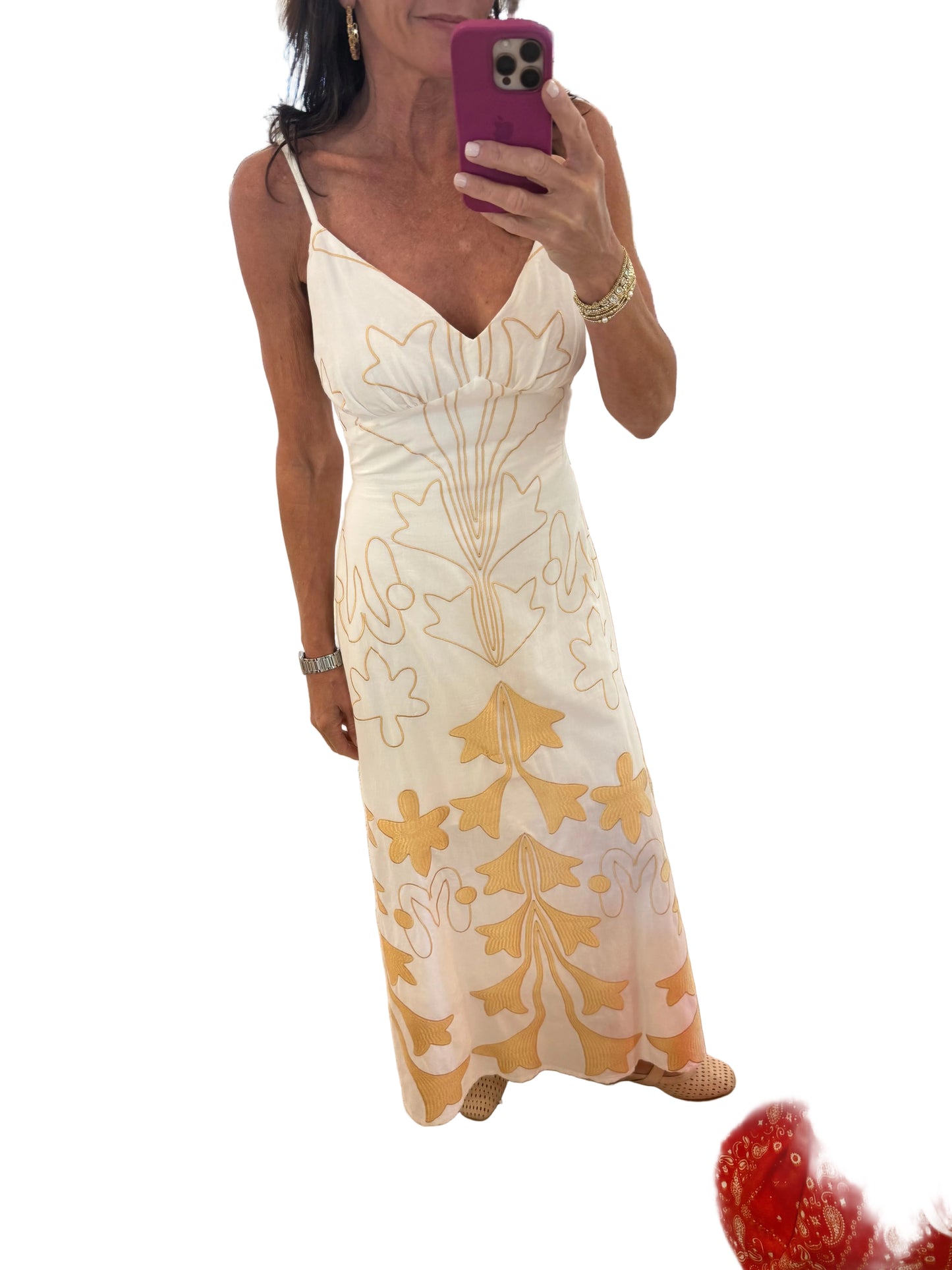Dune Maxi Tank Dress- Ecru