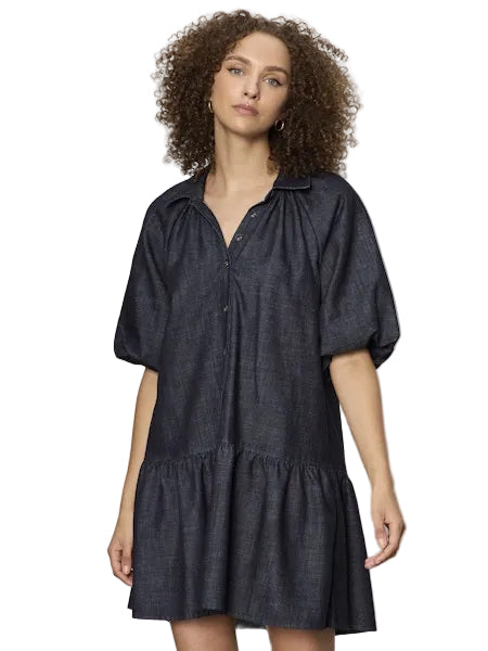 Always Enough Denim Dress- Seaside Wash