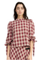 Colebee Plaid Top with Tie Sleeves