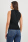 Christen Fitted Top- Black