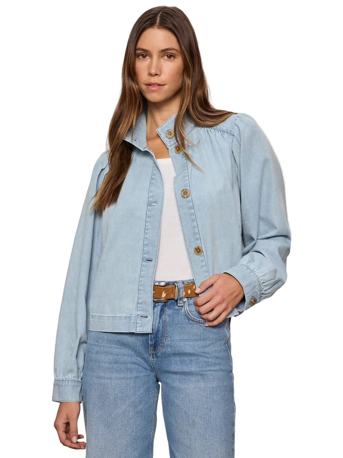 Charlotte Denim jacket- Whisper