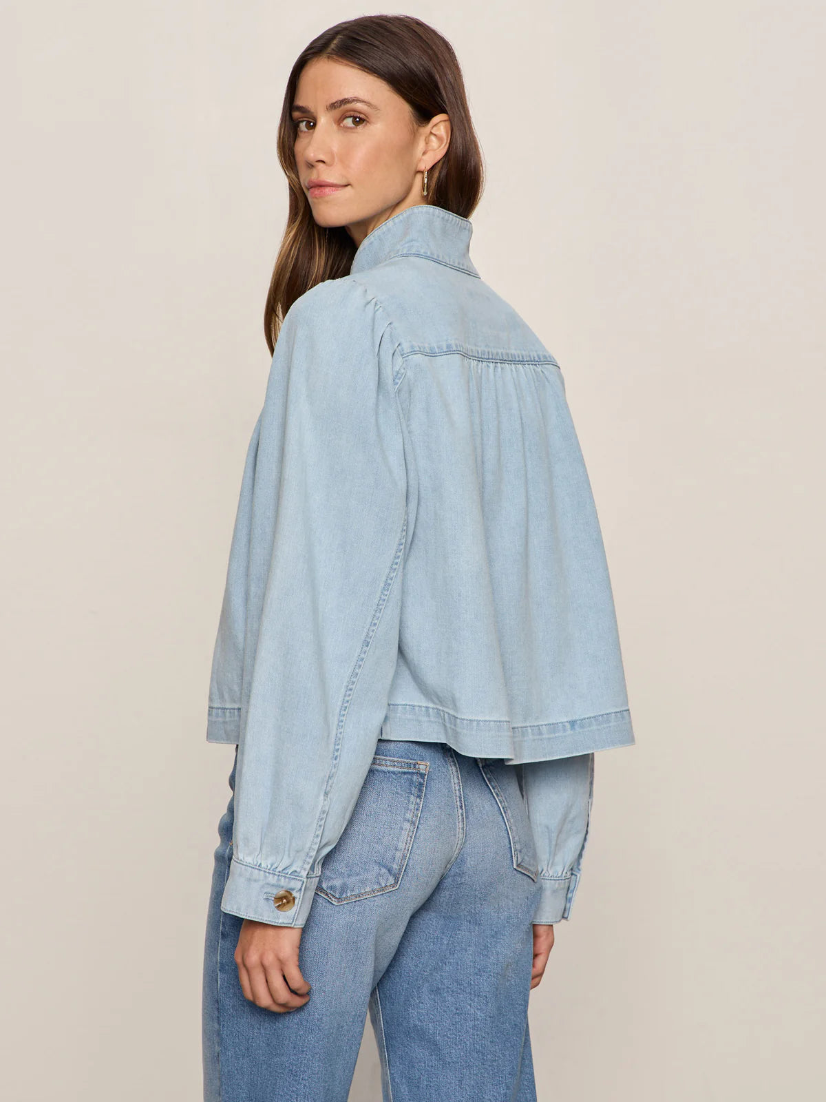 Charlotte Denim jacket- Whisper