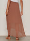 Meant To Be Pleated Midi Skirt- Mud Bath