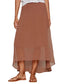 Meant To Be Pleated Midi Skirt- Mud Bath