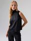 Nights Like This Satin Top- Black