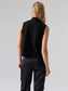 Nights Like This Satin Top- Black
