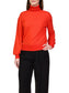 Ruched Sleeve Turtleneck Sweater