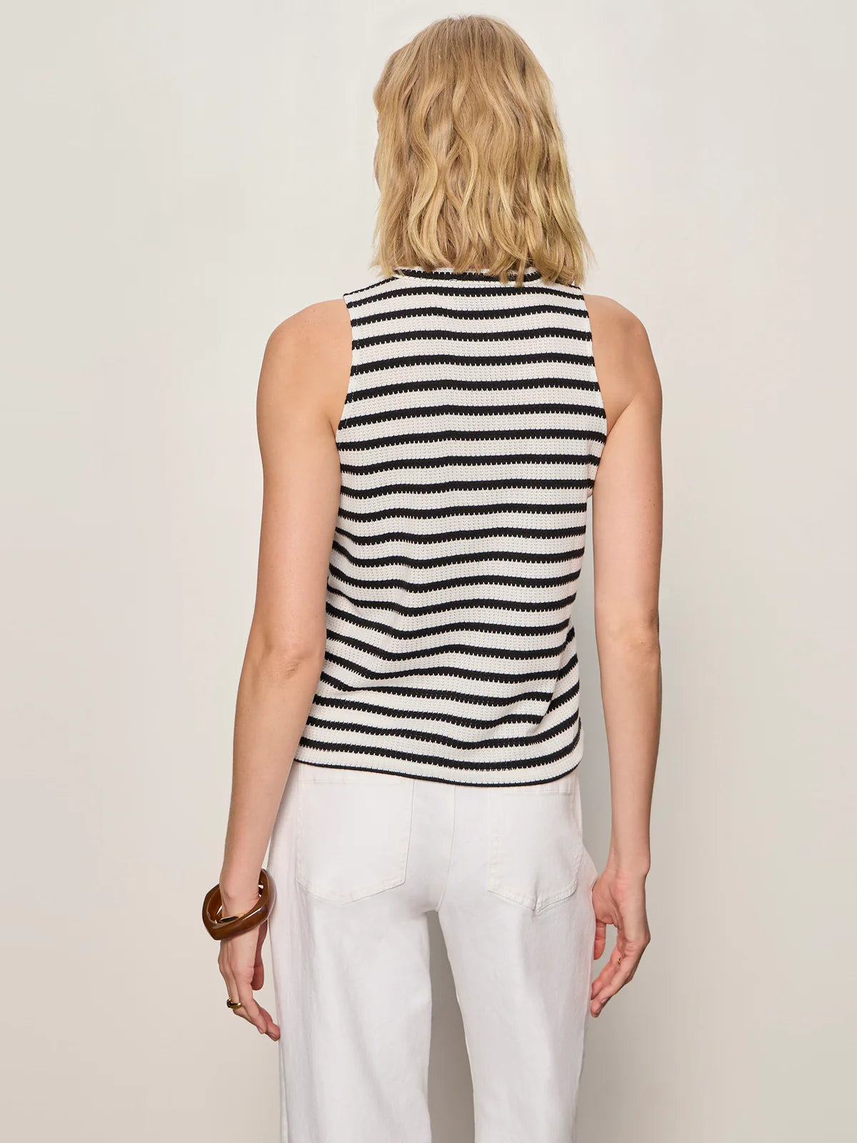 Campari Tank- Macrame Stripe