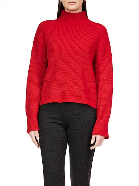 Stay Cozy Sweater- Red