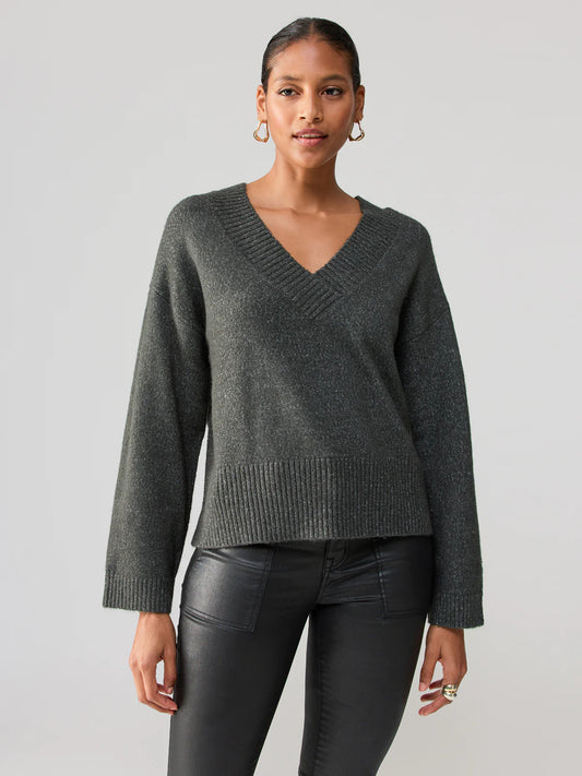 Favorite Season Sweater- Heather Mineral