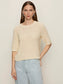 Tape Yarn tee- Macrame