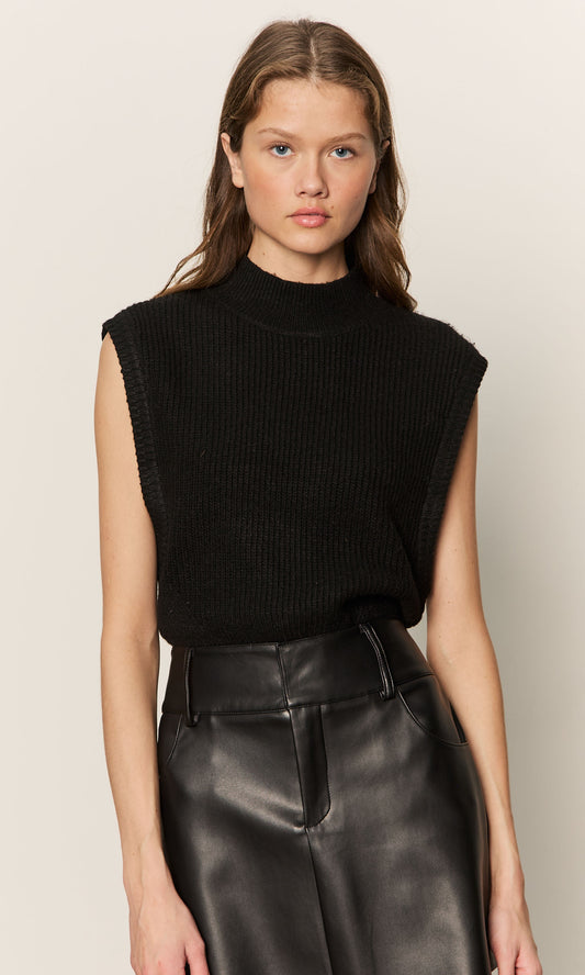City Sweater Shell- Black