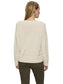 Classic V Neck Sweater- Chalk