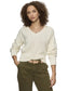 Perfect V Neck Sweater- Ivory