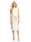 Claudette Midi Skirt- Stippled Iris