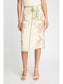 Claudette Midi Skirt- Stippled Iris