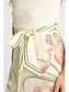 Claudette Midi Skirt- Stippled Iris