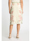 Claudette Midi Skirt- Stippled Iris
