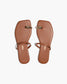 Colette Leather Sandal- Au Naturale
