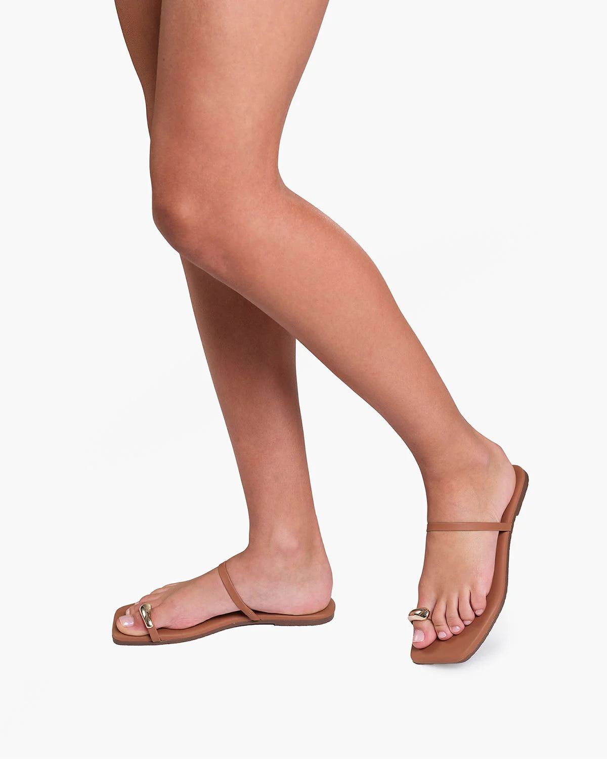 Colette Leather Sandal- Au Naturale