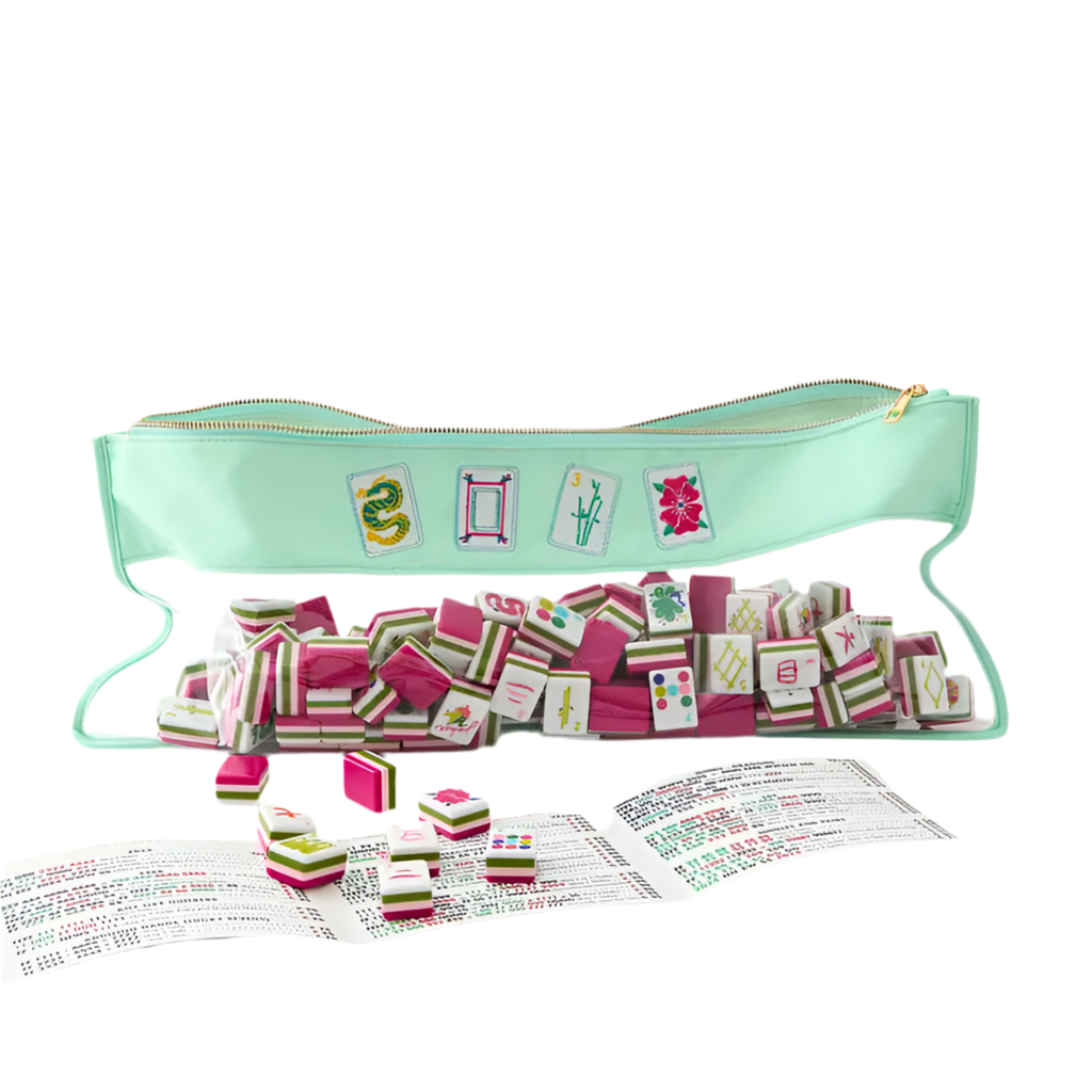 Mint Birdie Tile Bag