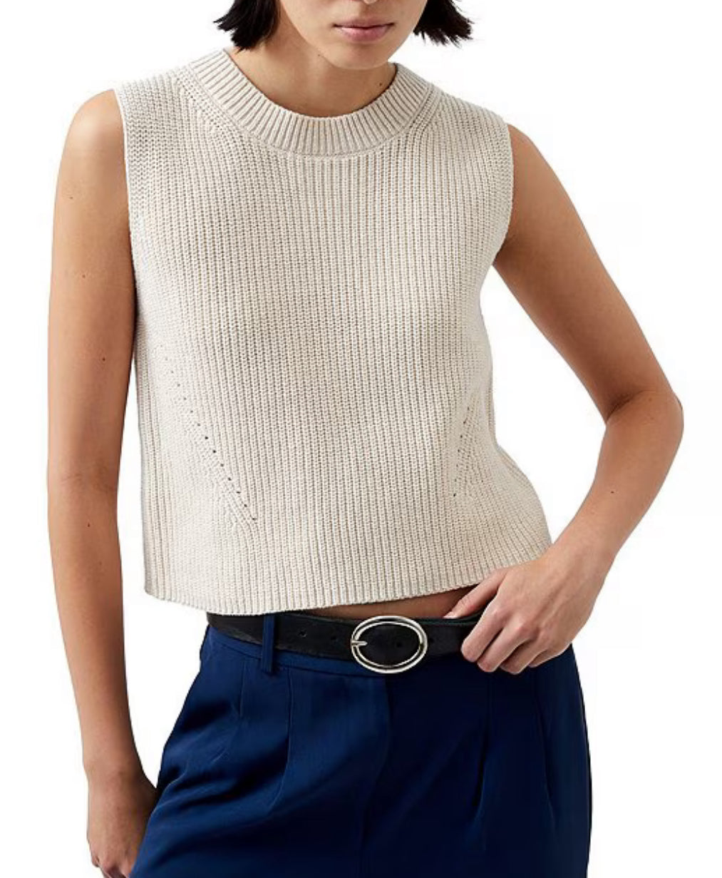 Mozart Crewneck Sleeveless Top