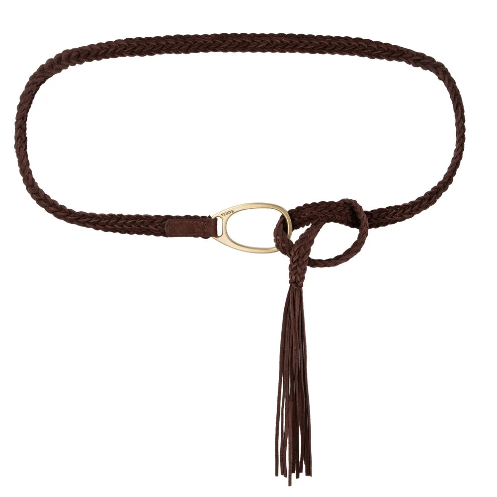 Marlowe Braided Suede Belt