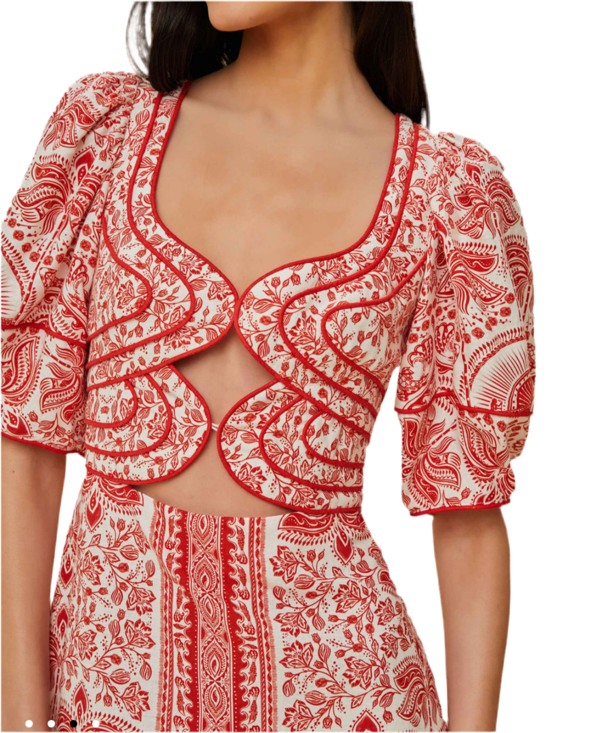River Ride Mini Dress- Red