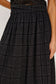 Dax Eyelet Skirt- Black