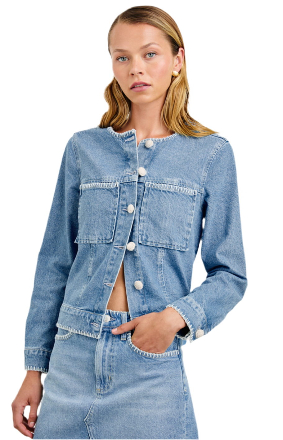 Lido Stitch Denim Jacket