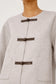 Deidre Toggle Jacket- Heather Oat