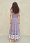 Della Maxi Dress- Blue/Pink