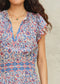 Della Maxi Dress- Blue/Pink