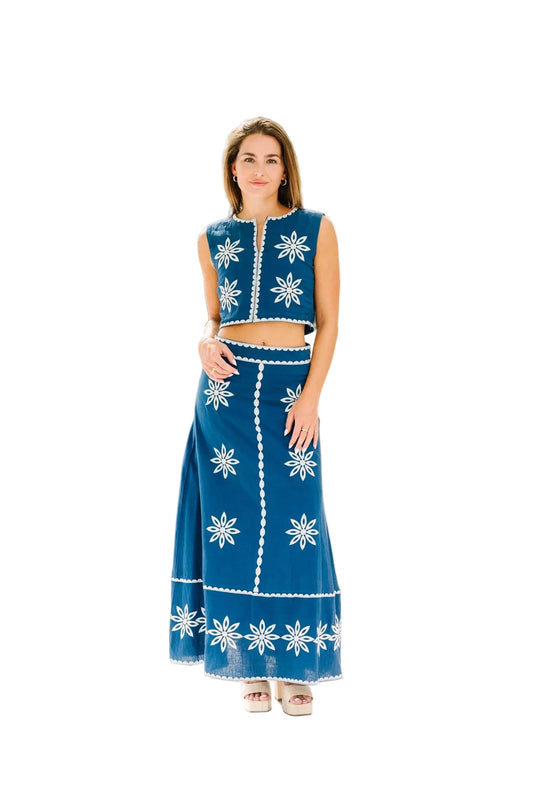 Maura Maxi Skirt- Midnight Star