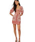 River Ride Mini Dress- Red
