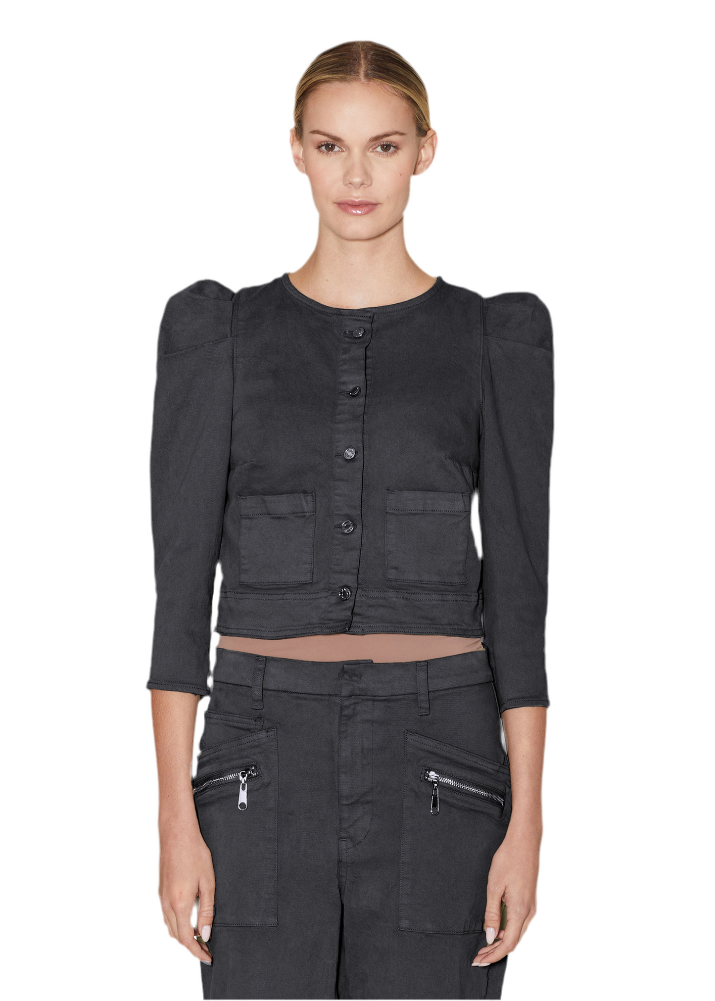 Sienna Jacket- Washed Black