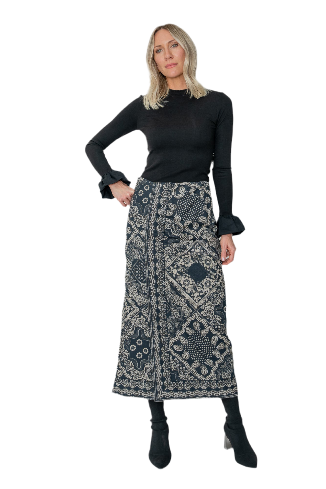 Vivi Knit Top- Black
