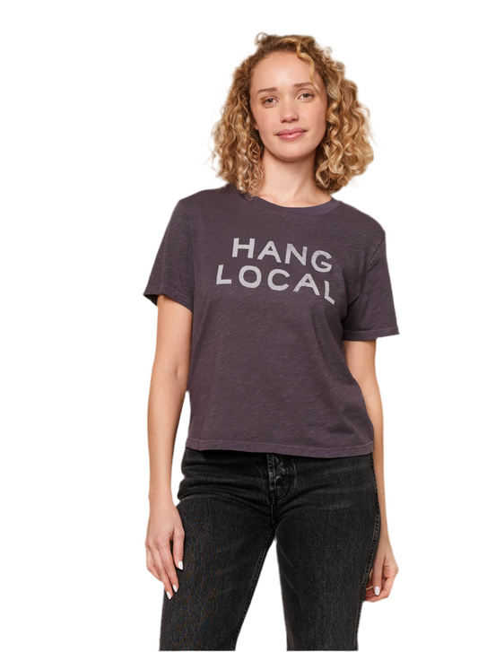 Boxy Crew Tee- Hang Local