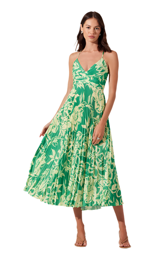 Blythe Dress- Green Lime Floral