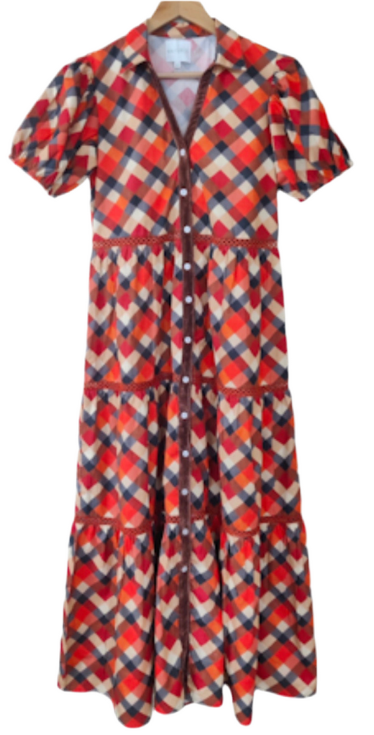 Tatum Maxi Dress- Spiced Apple