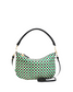 Petite Moyen Messenger- Woven Green Checker